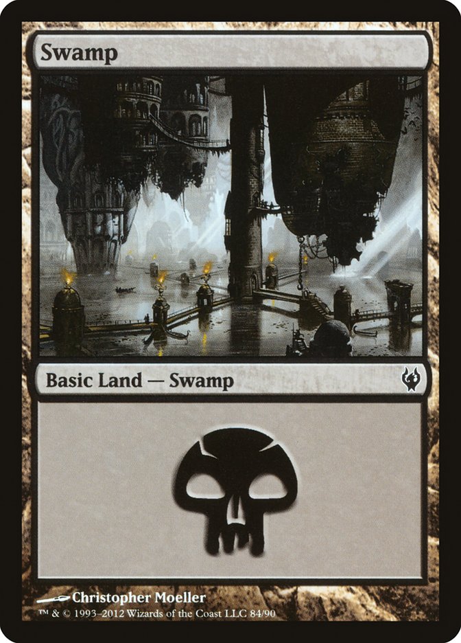 Swamp (84) [Duel Decks: Izzet vs. Golgari] MTG Single Magic: The Gathering | Red Claw Gaming