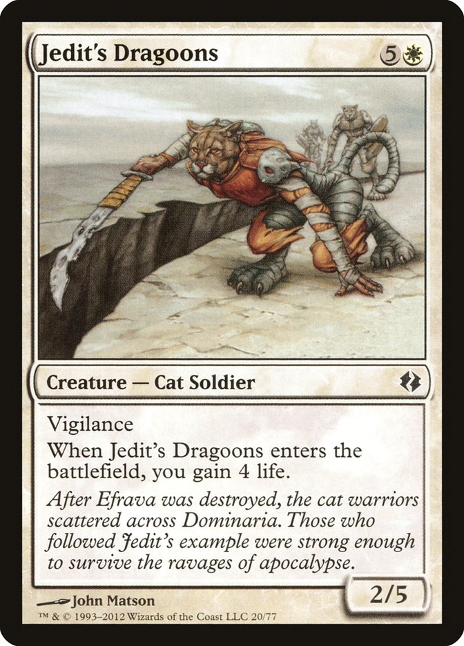 Jedit's Dragoons [Duel Decks: Venser vs. Koth] MTG Single Magic: The Gathering | Red Claw Gaming