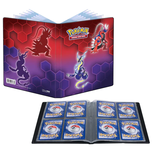 Koraidon & Miraidon 4-Pocket Portfolio for Pokemon Album Ultra Pro    | Red Claw Gaming
