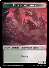 Monk // Phyrexian Hydra (11) Double-Sided Token [March of the Machine Tokens] MTG Single Magic: The Gathering | Red Claw Gaming