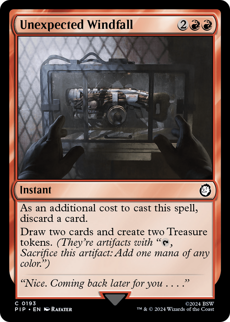Unexpected Windfall [Fallout] MTG Single Magic: The Gathering | Red Claw Gaming