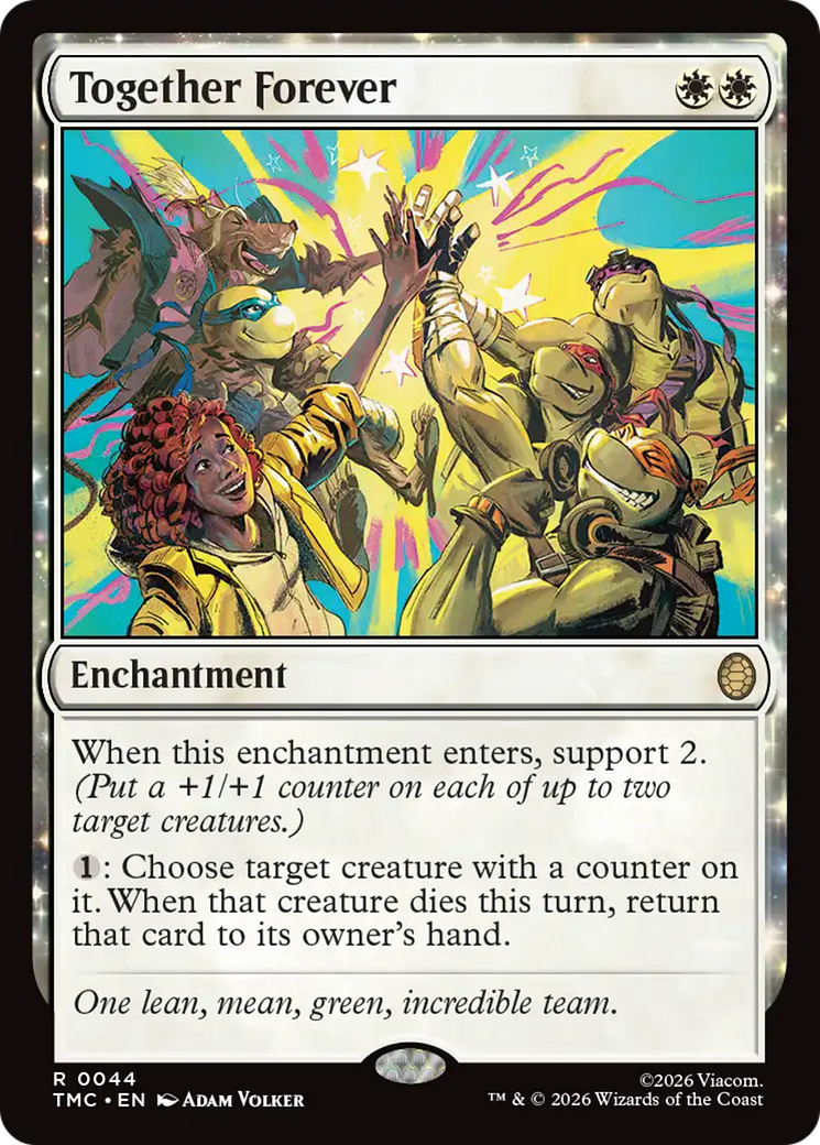 Together Forever [Teenage Mutant Ninja Turtles Commander] MTG Single Magic: The Gathering | Red Claw Gaming
