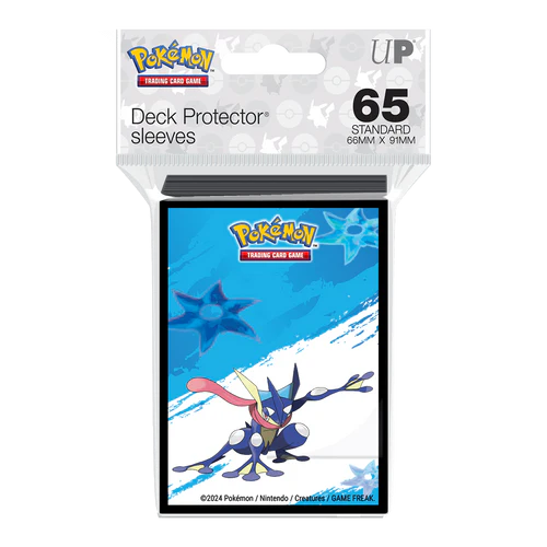 Greninja Standard Deck Protector® Sleeves (65ct) for Pokémon Card Sleeves Ultra Pro    | Red Claw Gaming