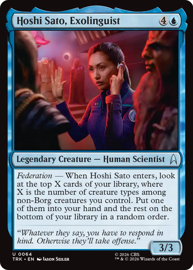 Hoshi Sato, Exolinguist [Star Trek] | Red Claw Gaming