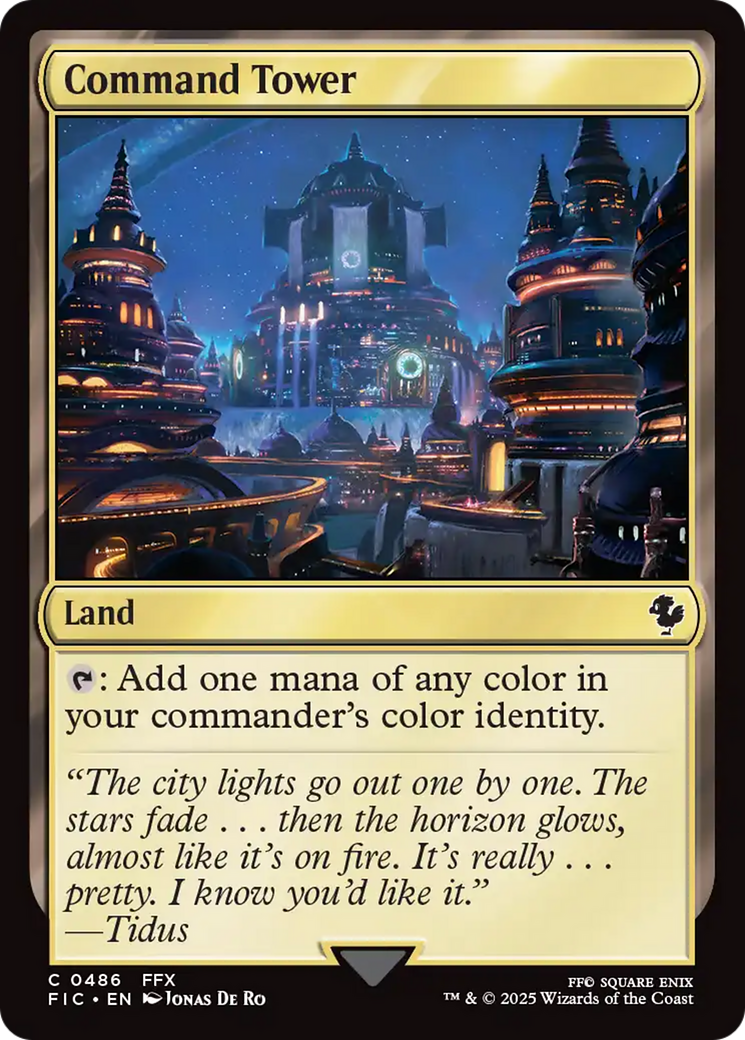 Command Tower (0486) [FINAL FANTASY Commander] MTG Single Magic: The Gathering | Red Claw Gaming