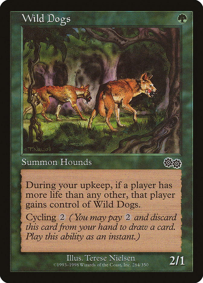 Wild Dogs [Urza's Saga] MTG Single Magic: The Gathering | Red Claw Gaming