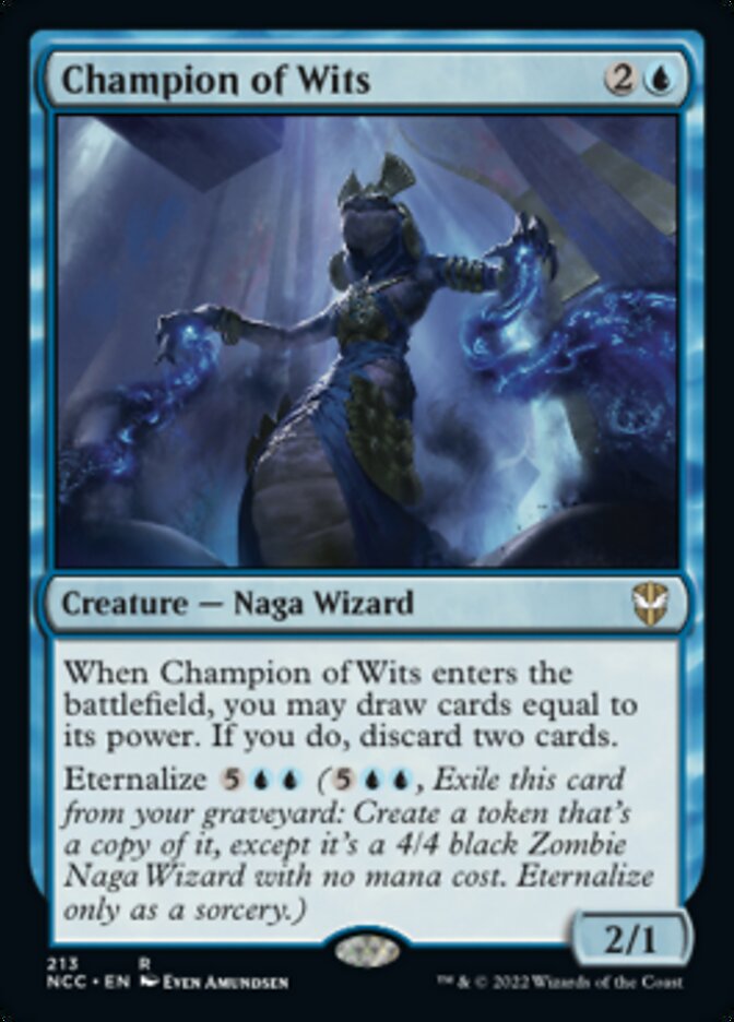 Champion of Wits [Streets of New Capenna Commander] MTG Single Magic: The Gathering | Red Claw Gaming