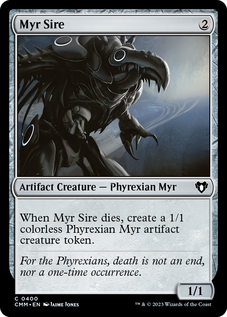 Myr Sire [Commander Masters] MTG Single Magic: The Gathering    | Red Claw Gaming