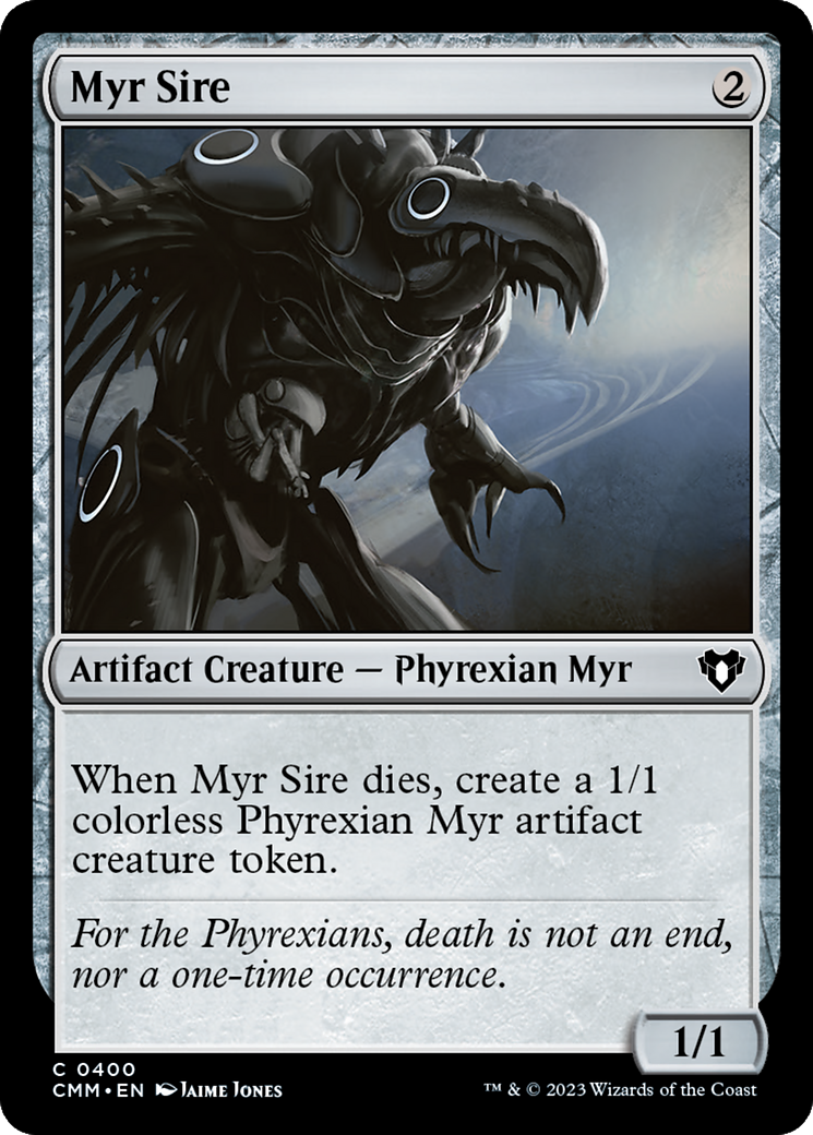 Myr Sire [Commander Masters] MTG Single Magic: The Gathering | Red Claw Gaming