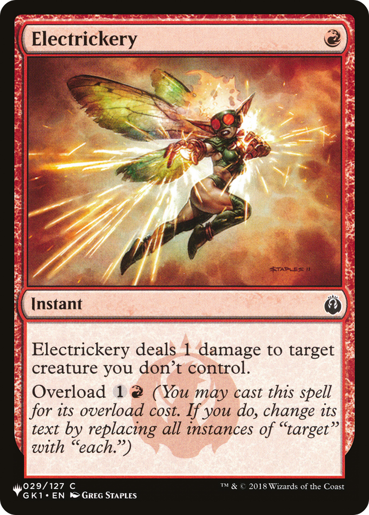 Electrickery [The List] MTG Single Magic: The Gathering | Red Claw Gaming