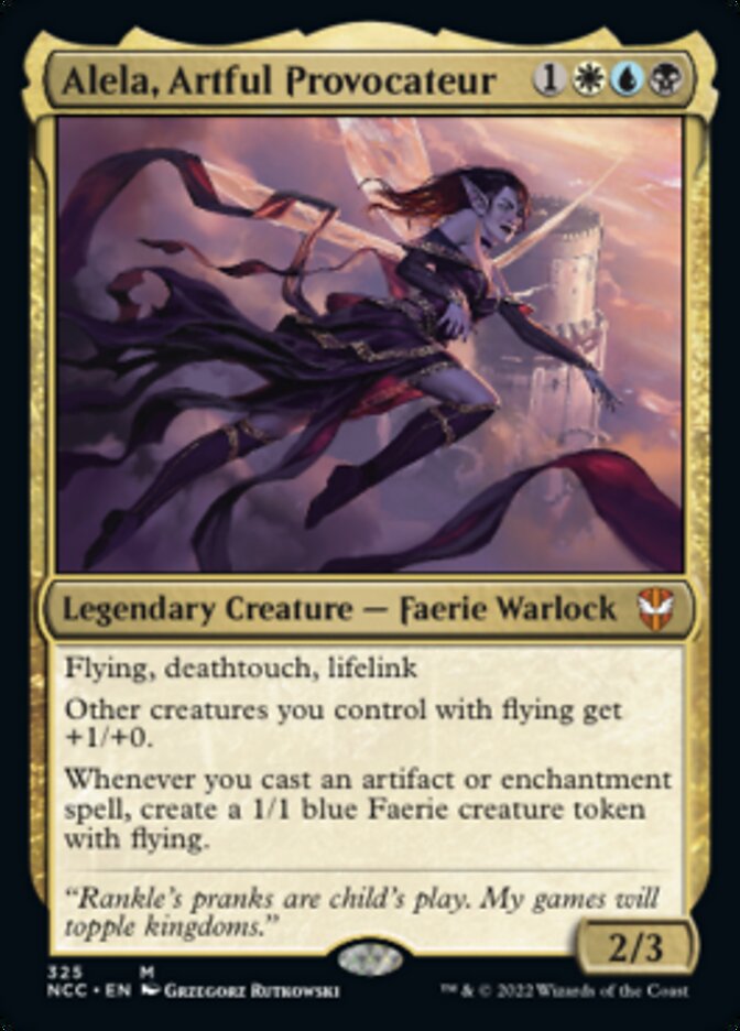 Alela, Artful Provocateur [Streets of New Capenna Commander] MTG Single Magic: The Gathering | Red Claw Gaming