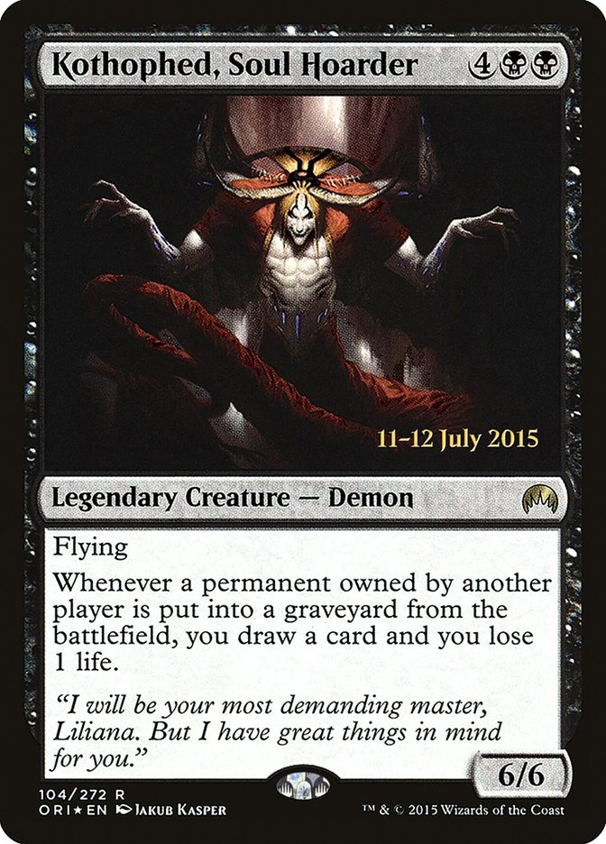 Kothophed, Soul Hoarder [Magic Origins Prerelease Promos] MTG Single Magic: The Gathering | Red Claw Gaming