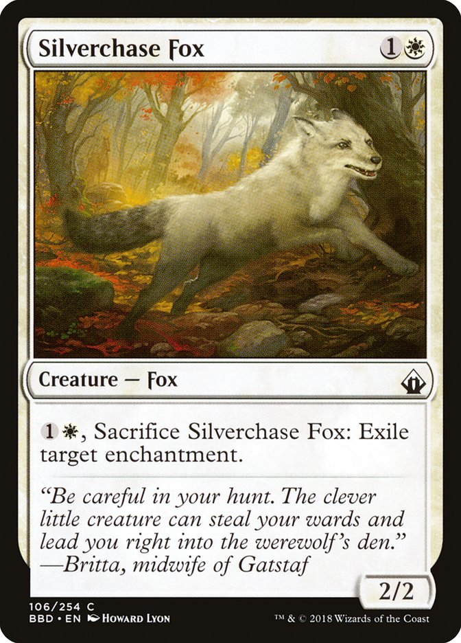Silverchase Fox [Battlebond] MTG Single Magic: The Gathering | Red Claw Gaming