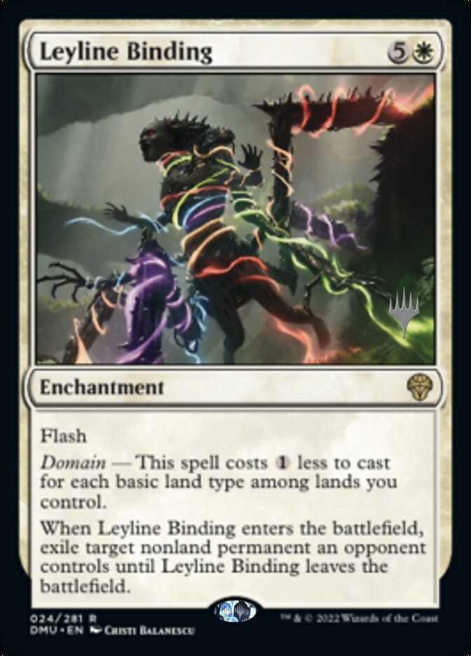 Leyline Binding (Promo Pack) [Dominaria United Promos] MTG Single Magic: The Gathering    | Red Claw Gaming