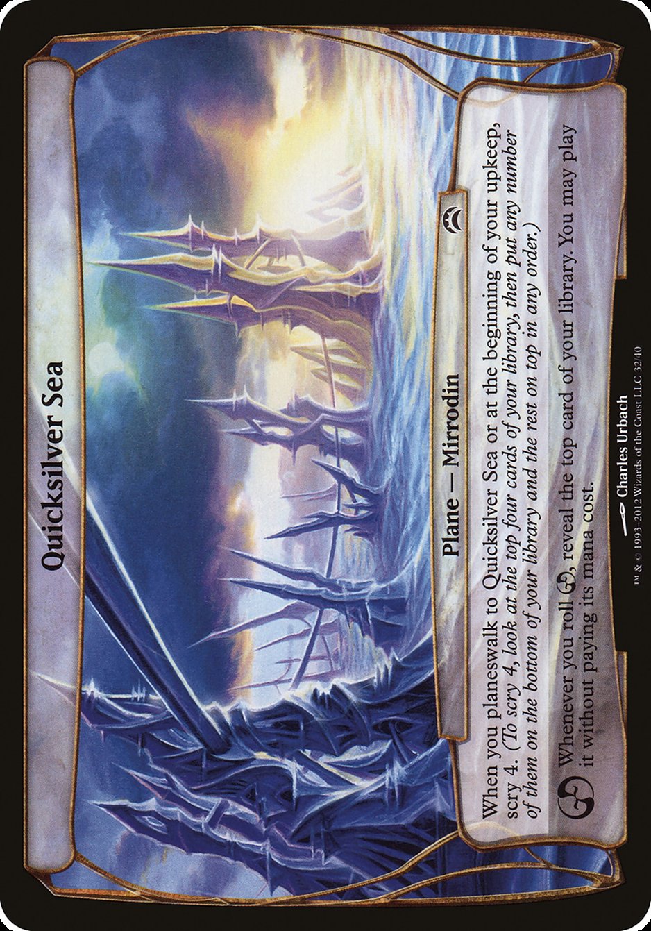 Quicksilver Sea (Planes) [Planechase 2012 Planes] MTG Single Magic: The Gathering | Red Claw Gaming