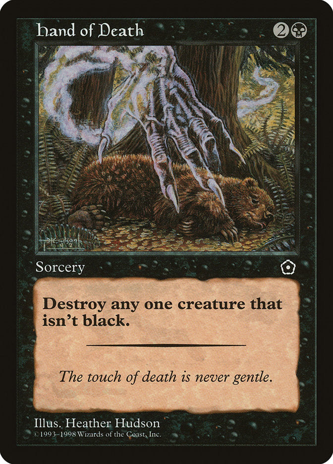 Hand of Death [Portal Second Age] MTG Single Magic: The Gathering | Red Claw Gaming