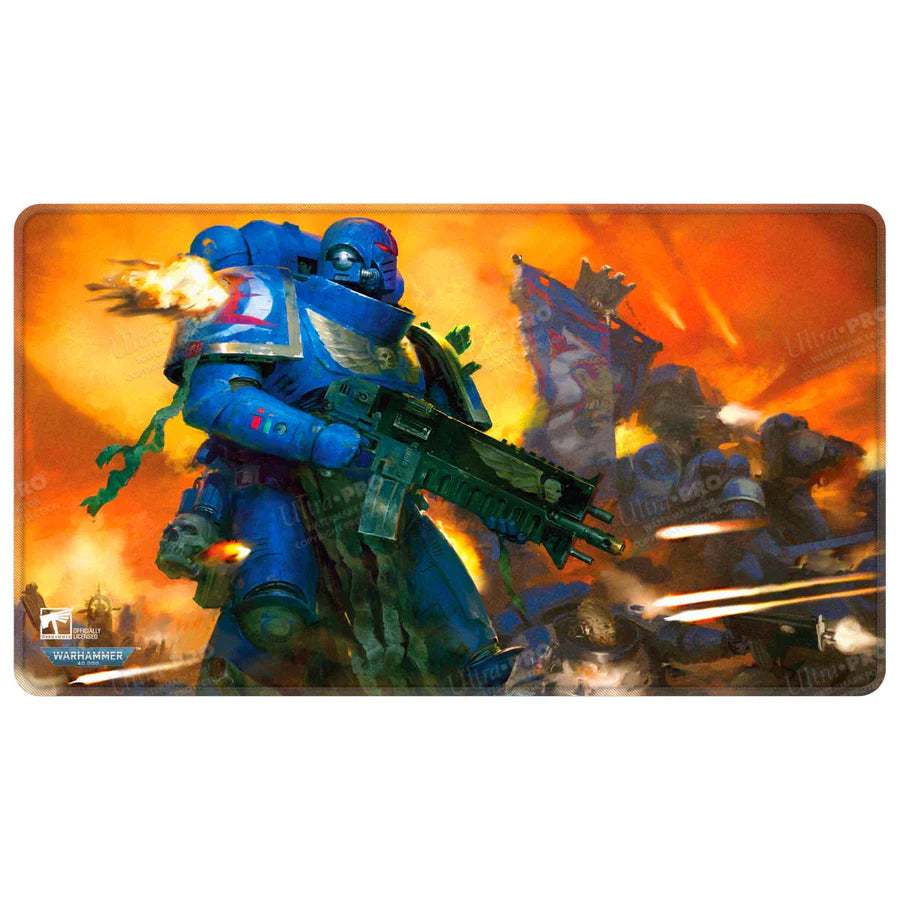 Space Marines - Adeptus Astartes - Stitched Edge Playmat for Warhammer 40,000 | Red Claw Gaming