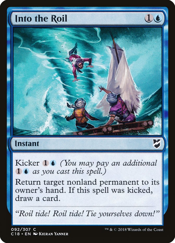 Into the Roil [Commander 2018] MTG Single Magic: The Gathering | Red Claw Gaming