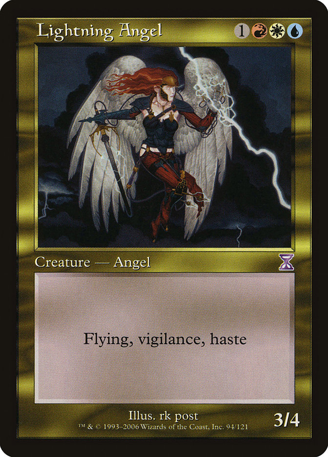 Lightning Angel [Time Spiral Timeshifted] MTG Single Magic: The Gathering | Red Claw Gaming