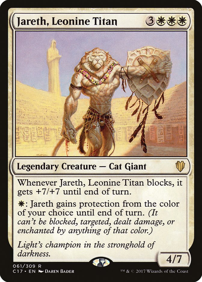 Jareth, Leonine Titan [Commander 2017] MTG Single Magic: The Gathering | Red Claw Gaming