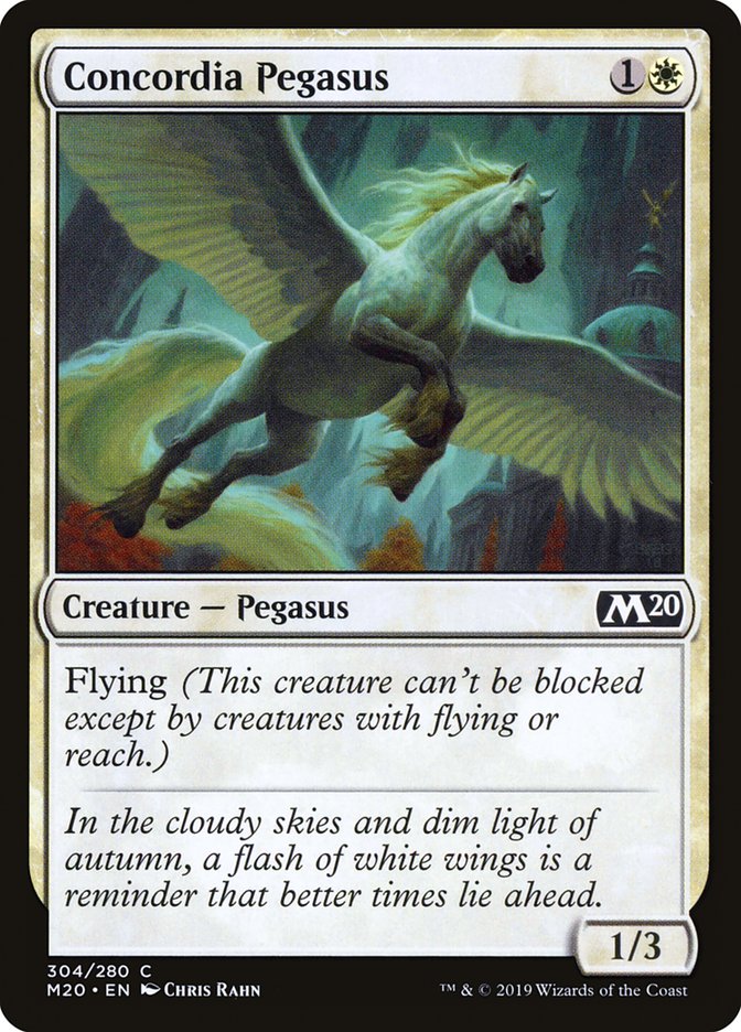 Concordia Pegasus [Core Set 2020] MTG Single Magic: The Gathering | Red Claw Gaming