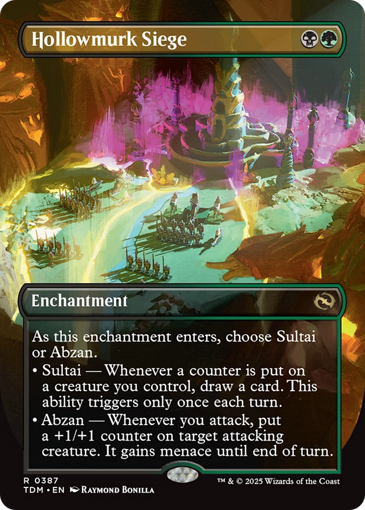 Hollowmurk Siege (Borderless) [Tarkir: Dragonstorm] MTG Single Magic: The Gathering | Red Claw Gaming