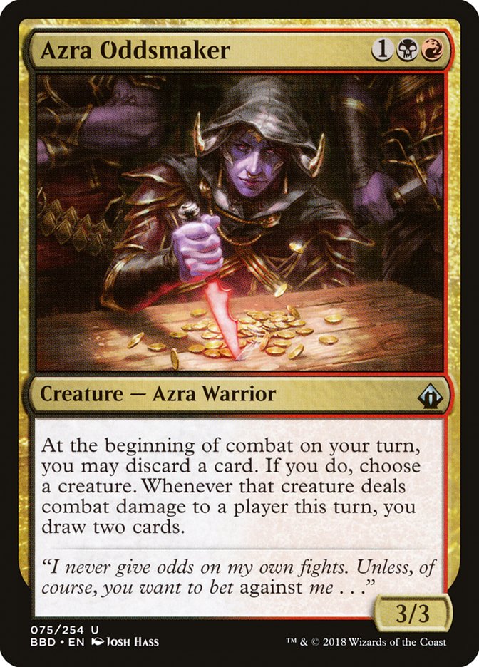 Azra Oddsmaker [Battlebond] MTG Single Magic: The Gathering | Red Claw Gaming