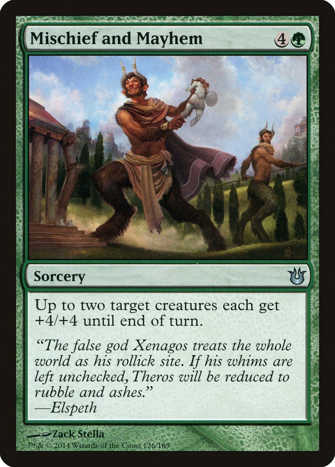 Mischief and Mayhem [Born of the Gods] MTG Single Magic: The Gathering | Red Claw Gaming