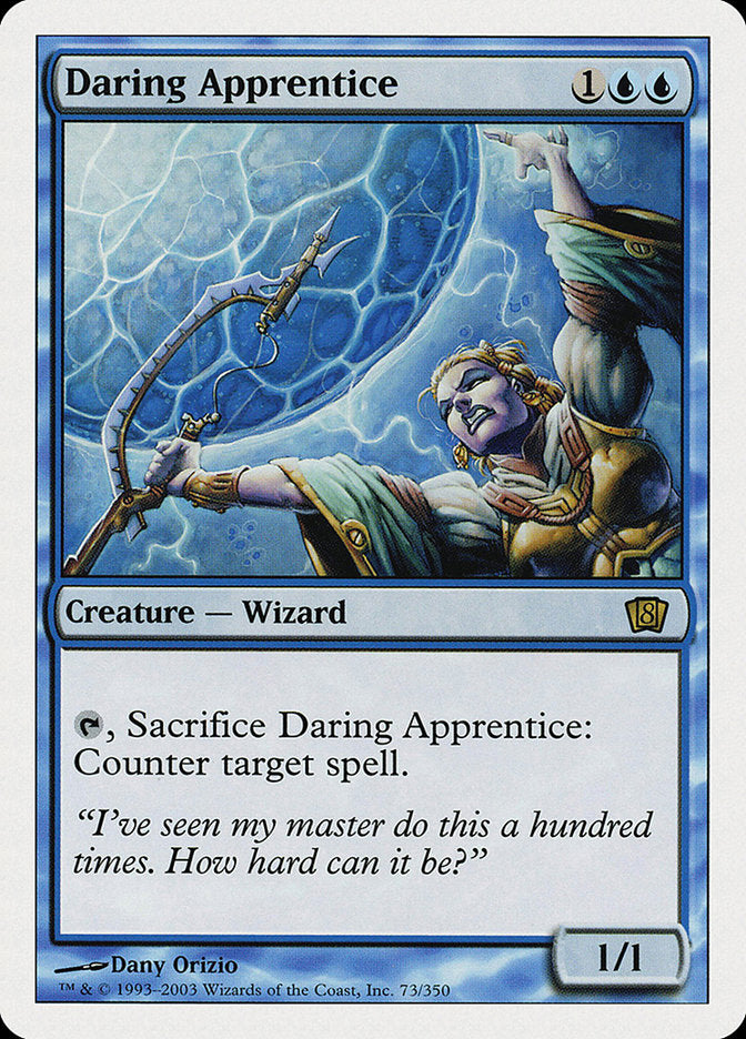 Daring Apprentice [Eighth Edition] MTG Single Magic: The Gathering | Red Claw Gaming