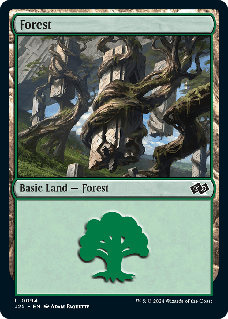 Forest (94) [Foundations Jumpstart] MTG Single Magic: The Gathering | Red Claw Gaming