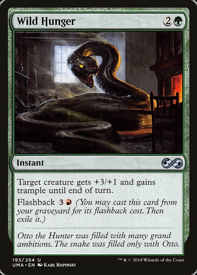 Wild Hunger [Ultimate Masters] MTG Single Magic: The Gathering | Red Claw Gaming