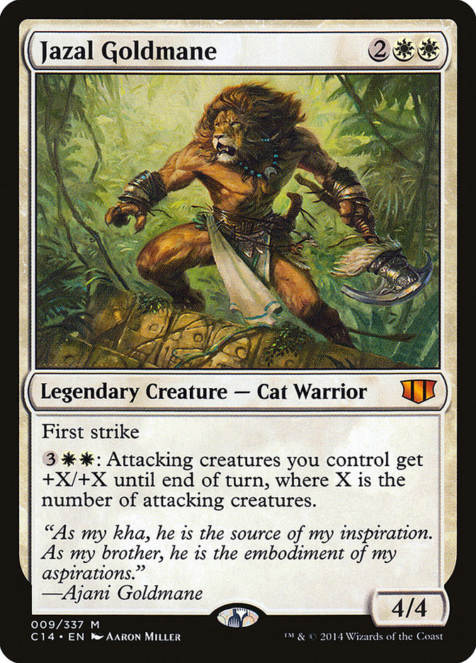 Jazal Goldmane [Commander 2014] MTG Single Magic: The Gathering | Red Claw Gaming