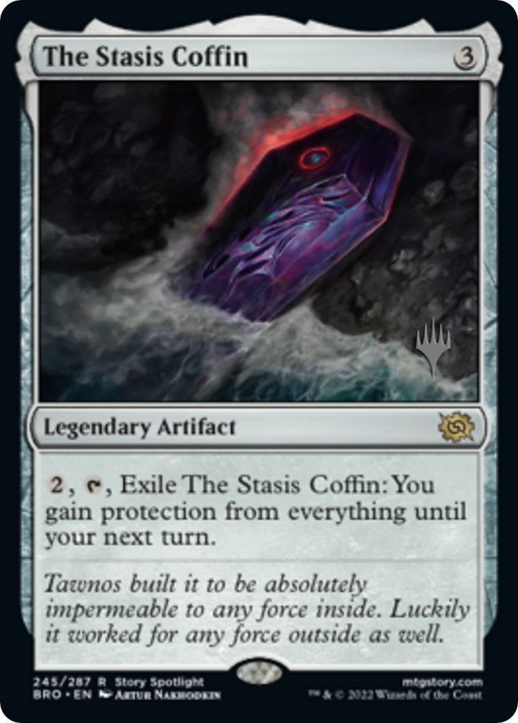 The Stasis Coffin (Promo Pack) [The Brothers' War Promos] MTG Single Magic: The Gathering | Red Claw Gaming