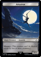 Assassin // Treasure Double-Sided Token [Assassin's Creed Tokens] MTG Single Magic: The Gathering | Red Claw Gaming