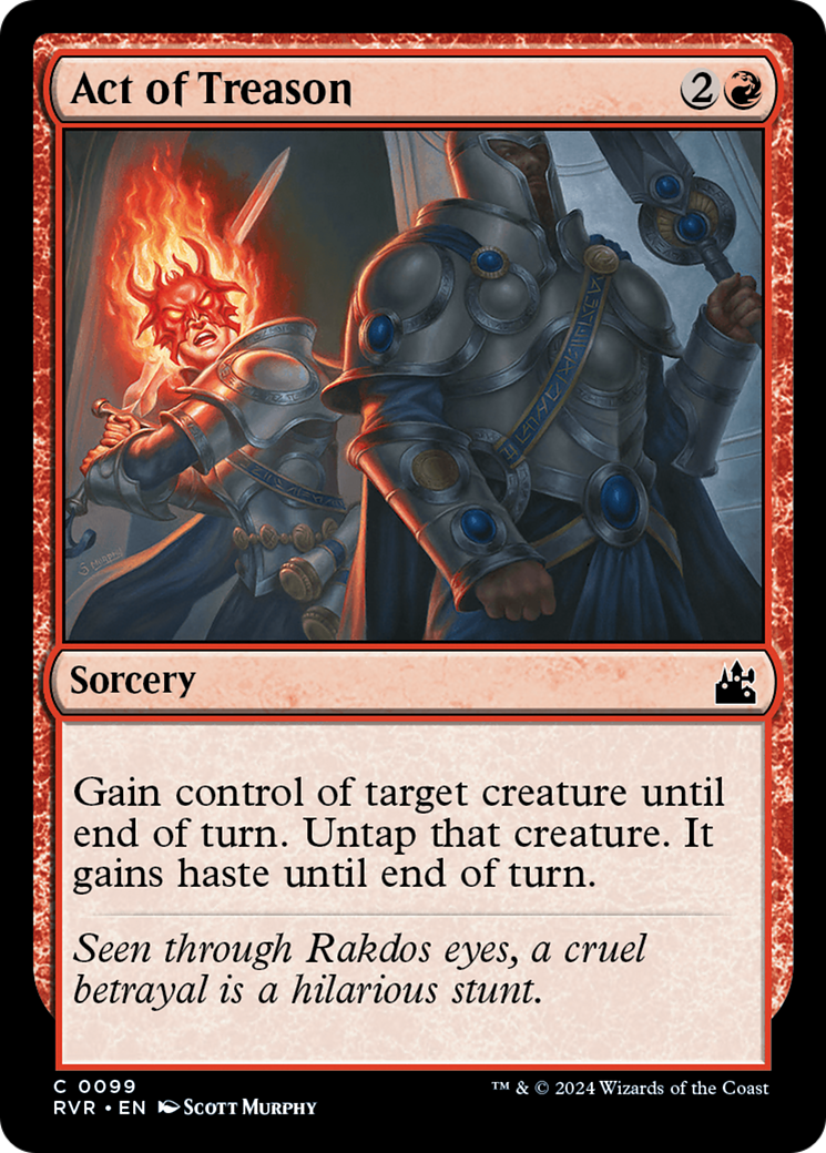 Act of Treason [Ravnica Remastered] MTG Single Magic: The Gathering | Red Claw Gaming