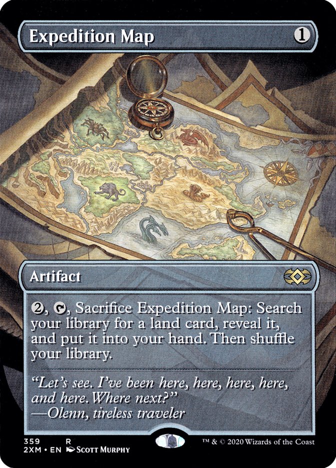 Expedition Map (Toppers) [Double Masters] MTG Single Magic: The Gathering | Red Claw Gaming