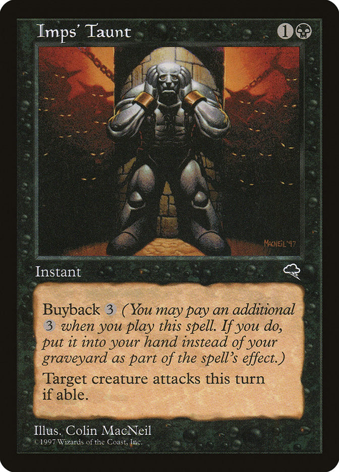 Imps' Taunt [Tempest] MTG Single Magic: The Gathering | Red Claw Gaming