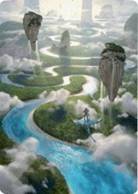 Clearwater Pathway Art Card [Zendikar Rising Art Series] MTG Single Magic: The Gathering | Red Claw Gaming