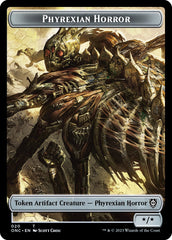 Phyrexian Wurm // Phyrexian Horror Double-Sided Token [Phyrexia: All Will Be One Commander Tokens] MTG Single Magic: The Gathering | Red Claw Gaming