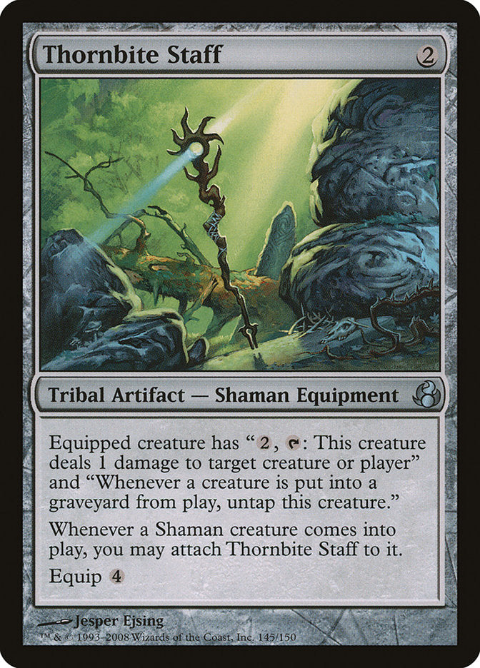 Thornbite Staff [Morningtide] MTG Single Magic: The Gathering | Red Claw Gaming