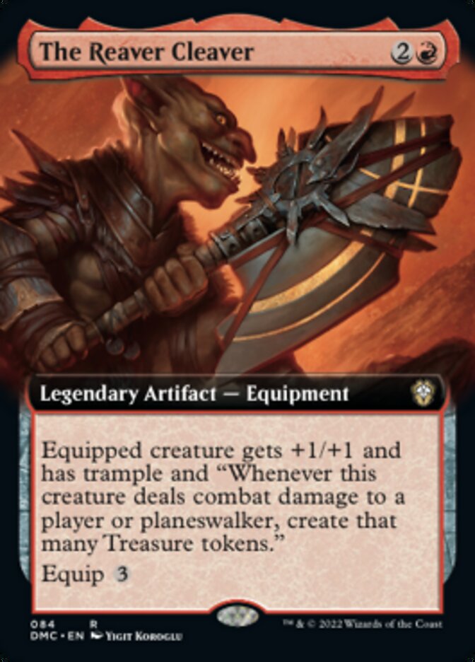 The Reaver Cleaver (Extended Art) [Dominaria United Commander] MTG Single Magic: The Gathering | Red Claw Gaming