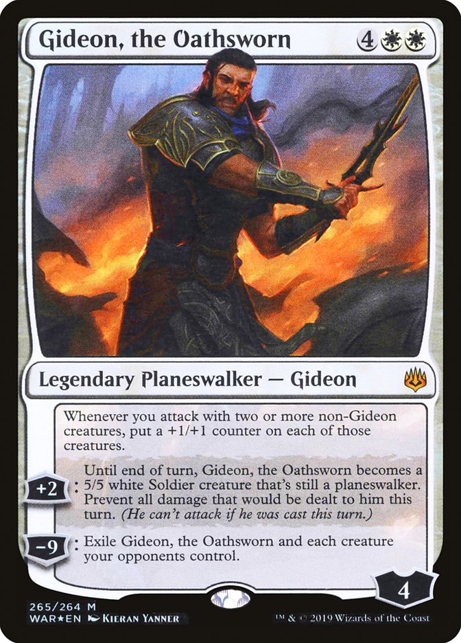 Gideon, the Oathsworn [War of the Spark] MTG Single Magic: The Gathering | Red Claw Gaming