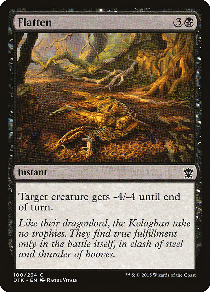 Flatten [Dragons of Tarkir] MTG Single Magic: The Gathering | Red Claw Gaming