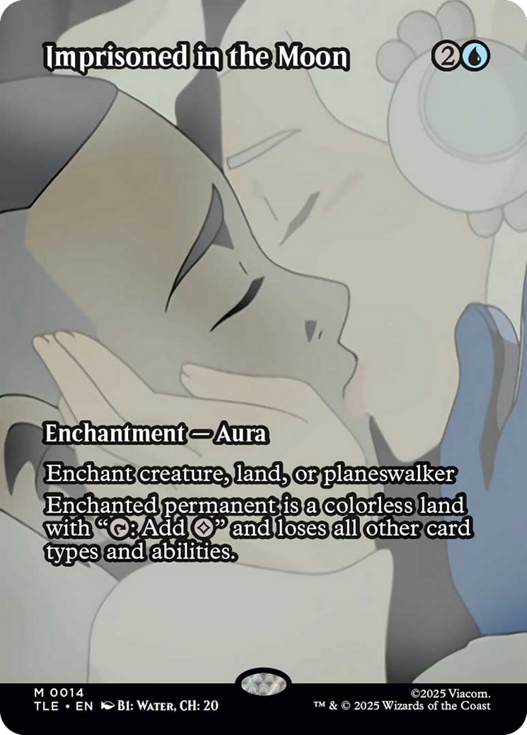 Imprisoned in the Moon (Borderless) [Avatar: The Last Airbender: Eternal-Legal] MTG Single Magic: The Gathering | Red Claw Gaming