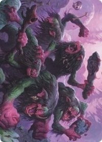 Hagi Mob Art Card [Kaldheim Art Series] MTG Single Magic: The Gathering | Red Claw Gaming
