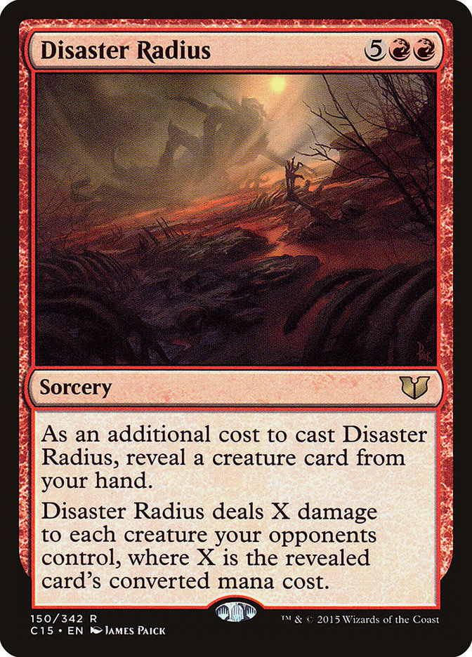 Disaster Radius [Commander 2015] MTG Single Magic: The Gathering | Red Claw Gaming
