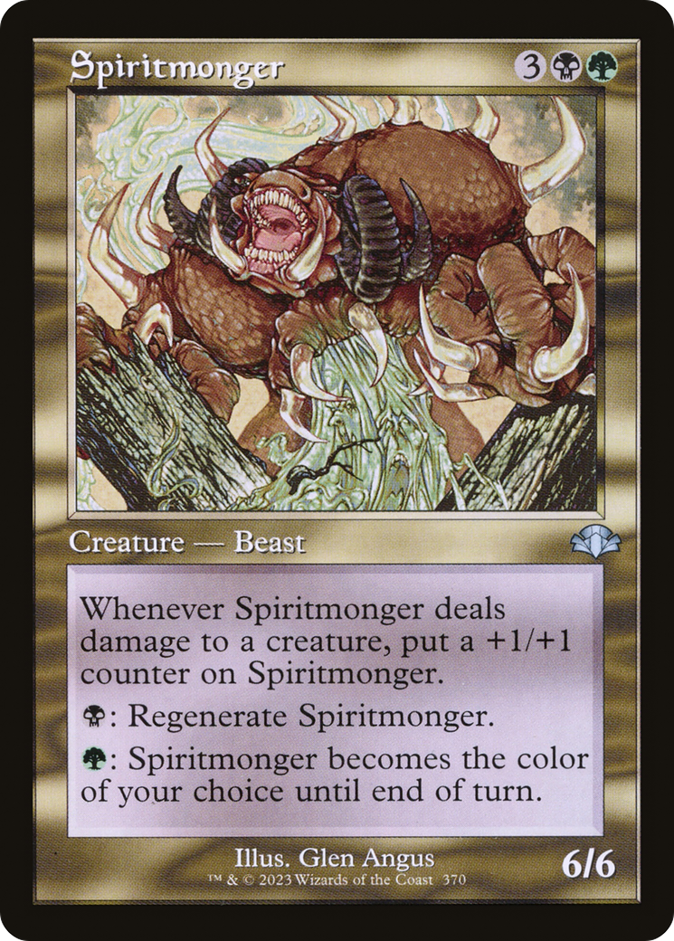 Spiritmonger (Retro) [Dominaria Remastered] MTG Single Magic: The Gathering | Red Claw Gaming