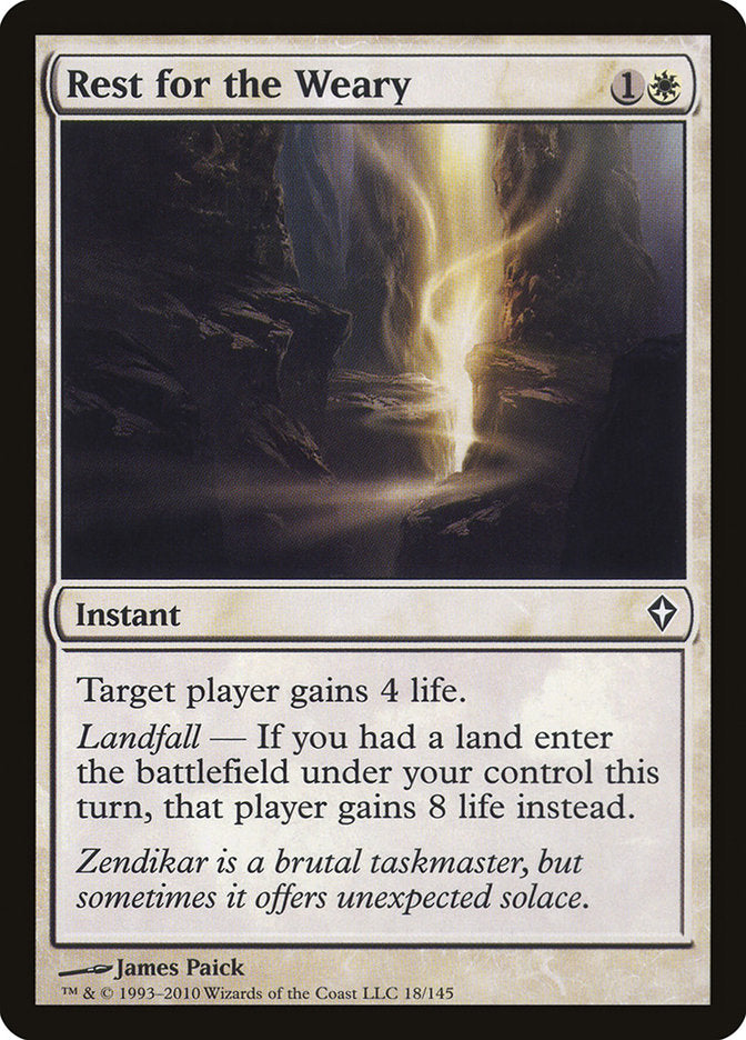 Rest for the Weary [Worldwake] MTG Single Magic: The Gathering | Red Claw Gaming