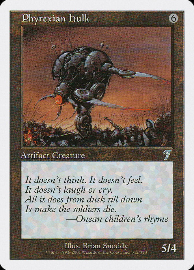Phyrexian Hulk [Seventh Edition] MTG Single Magic: The Gathering | Red Claw Gaming