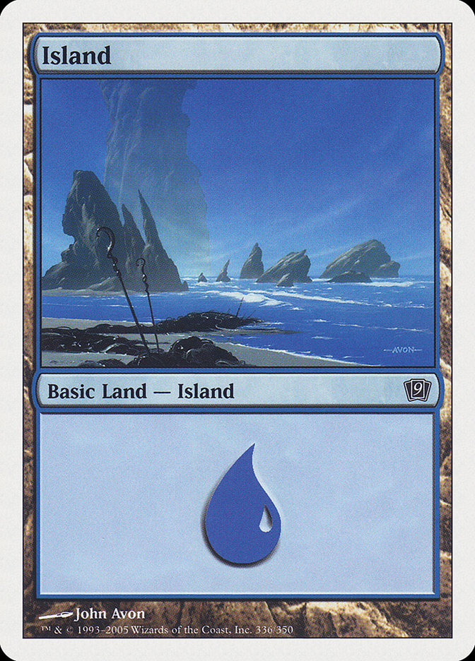 Island (336) [Ninth Edition] MTG Single Magic: The Gathering | Red Claw Gaming